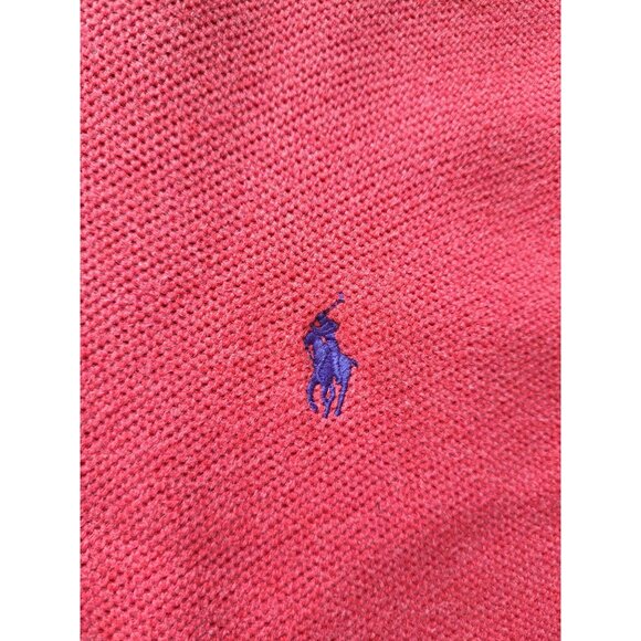 Lot 2 Polo Ralph Lauren Mens XXL Pima Cotton Quarter-Zip Sweaters Beige Salmon - Picture 2 of 9